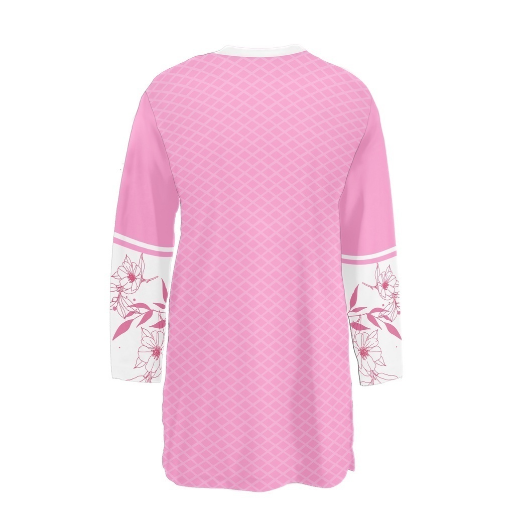 Áo Thun Nữ muslimah jersi Màu Hồng / Xanh Lá Cây Tay Dài oversize baju microfibre muslimah malaysia