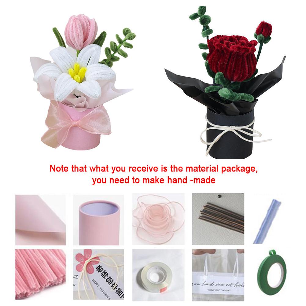 Que Xoắn Bằng Dây Nhiều Màu Sắc Dùng Làm Hoa handmade diy s7h5