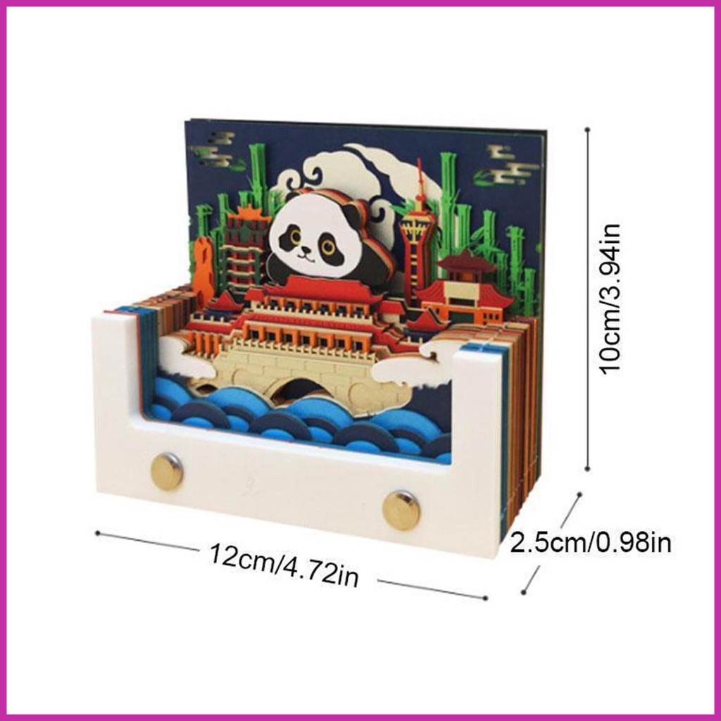 Lịch 3d 2024 Bằng Giấy Để Bàn Trang Trí Phòng Khách