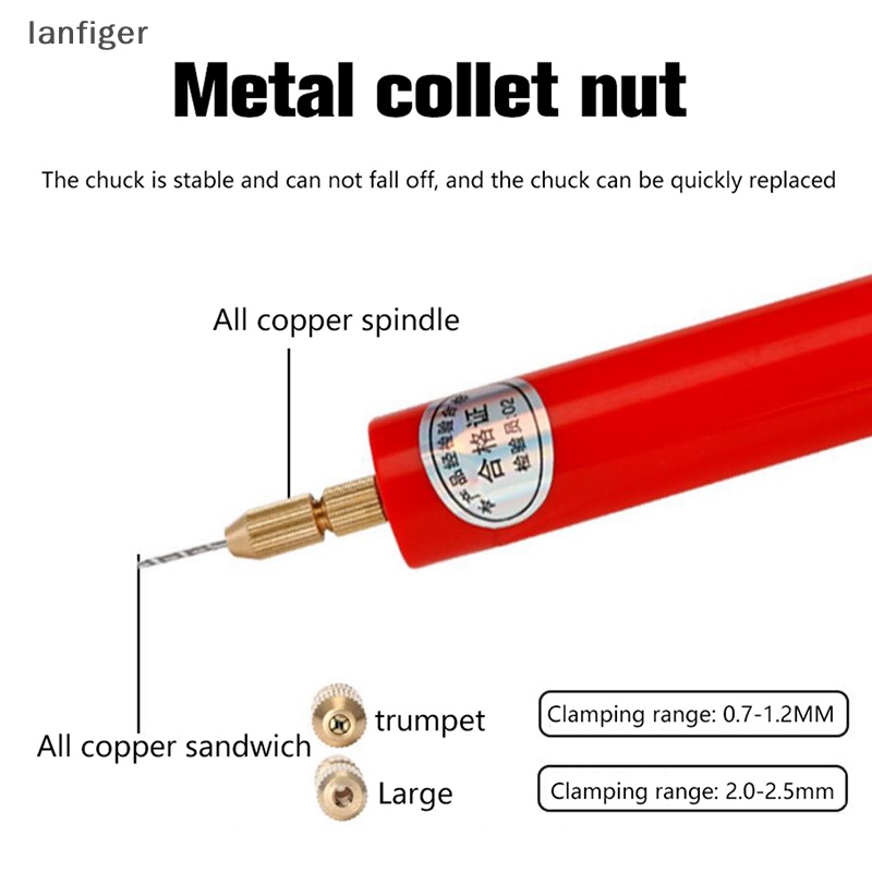 Lanf Máy Khoan Gỗ Điện Tử Mini Cầm Tay