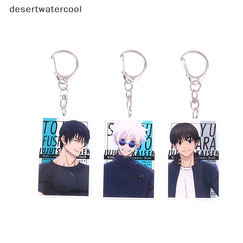 Dcn Móc Chìa Khóa Bằng acrylic Hình jujutsu kaisen gojo satoru geto suguru cosplay Nhân Vật fushiguro toji