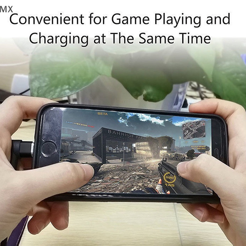 Cáp Sạc Nhanh Dây Bện mingxuan2 Góc 90 Độ Cổng type c / ios / micro usb vn