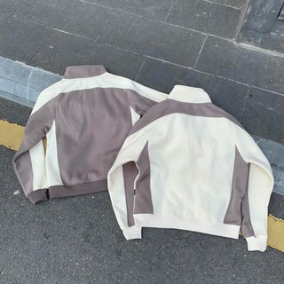 [Ảnh thật] [Chính hãng] Áo Khoác Nỉ Block Jacket