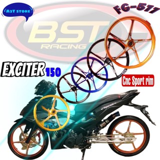 vành Mâm 5 cây XÉO - CNC fg511 1.4 -1.6 / 17inches EXCITER Ex150./y15zr