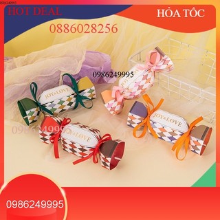 Combo 10 vỏ kẹo nơ decor trang trí, vỏ kẹo decor đám cưới