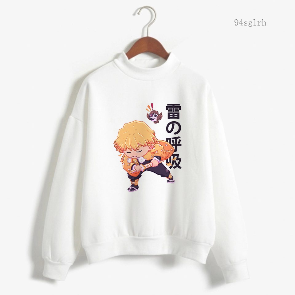 Demon slayer Áo hoodie unisex Ngoại Cỡ kimetsu no yaiba Giữ Ấm Mùa Thu Đông Phong Cách harajuku Giản Dị