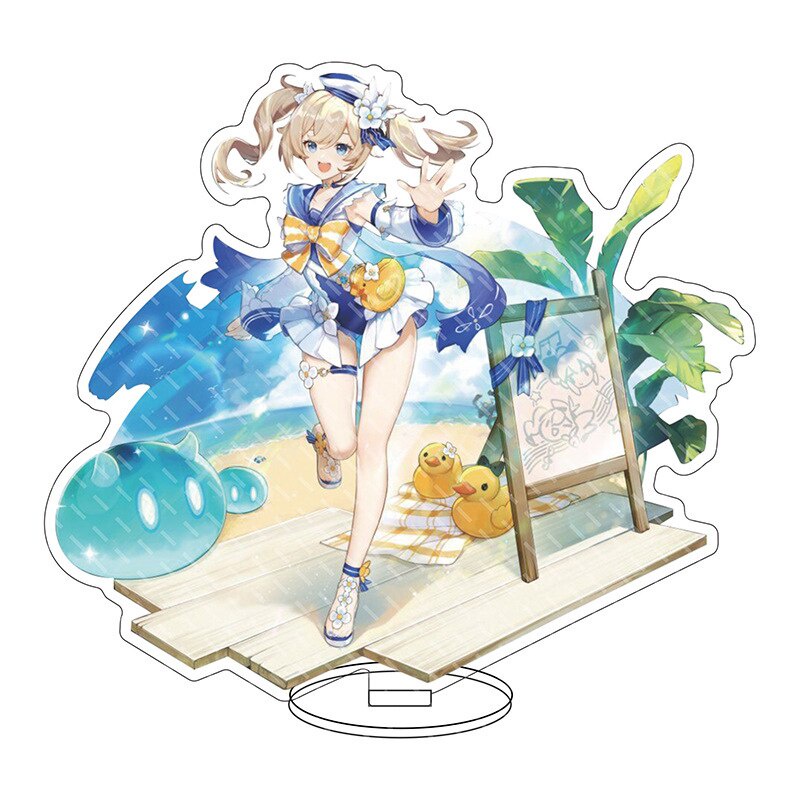Mô hình Standee Newly Anime Genshin Impact Game Raiden Shogun Baal Sangonomiya Kokomi in hình nhân vật 2 mặt rõ nét 1