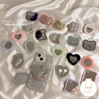 Thời Trang Giá Đỡ Điện Thoại Dạng Nhẫn Hình Hoa / Trái Tim / Gấu Hoạt Hình Sáng Tạo