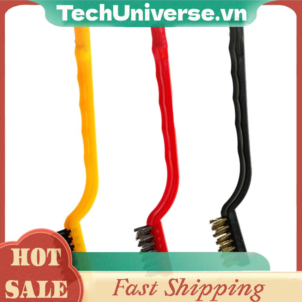 Set 3 Bàn Chải Dây Điện 7 inches Làm Sạch Sâu Chống Trượt