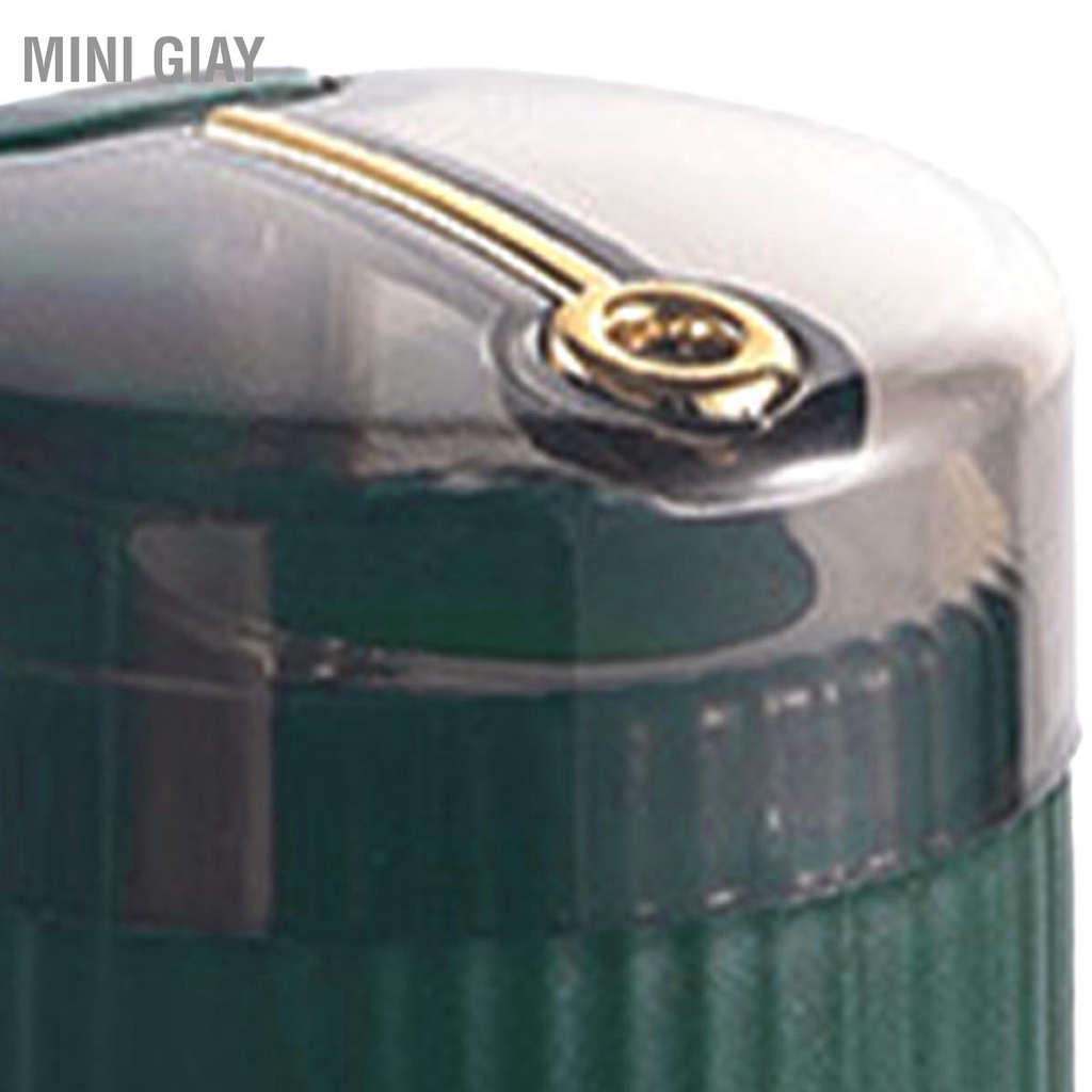 Mini Giay Hộp Đựng Tăm Tự Động Bật Lên Nhỏ Gọn Dung Tích Lớn Cửa Sổ Trong Suốt Cho Nhà Bếp