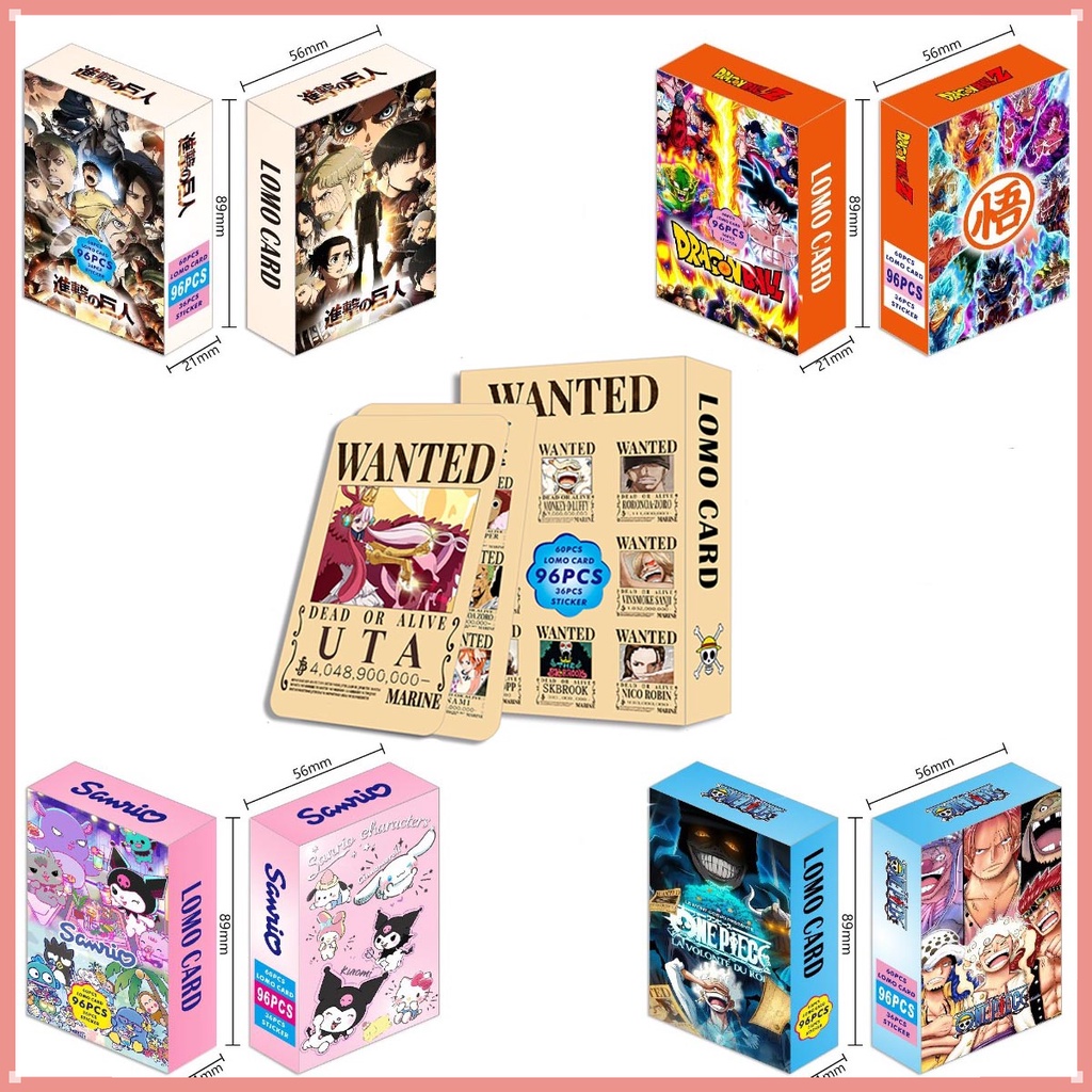 Genshin, ONE PIECE,BLUE LOCK, OSHI NO KO, JOJO,collapse,Haikyuu!! NARUTO,Sailor Moon,Jujutsu Kaisen,Tokyo Revengers, SANRIO, Attack on Titan,Lomo Card Photocard Sticker