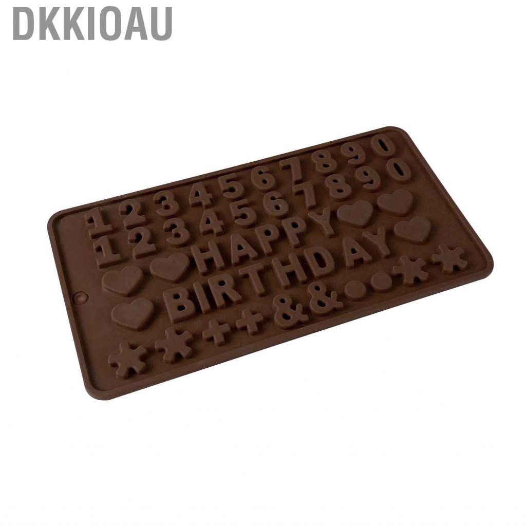 Dkkioau Chocolate Candy Mold Cute Silicone Baking Reusable for Ice Cube Jelly Pudding