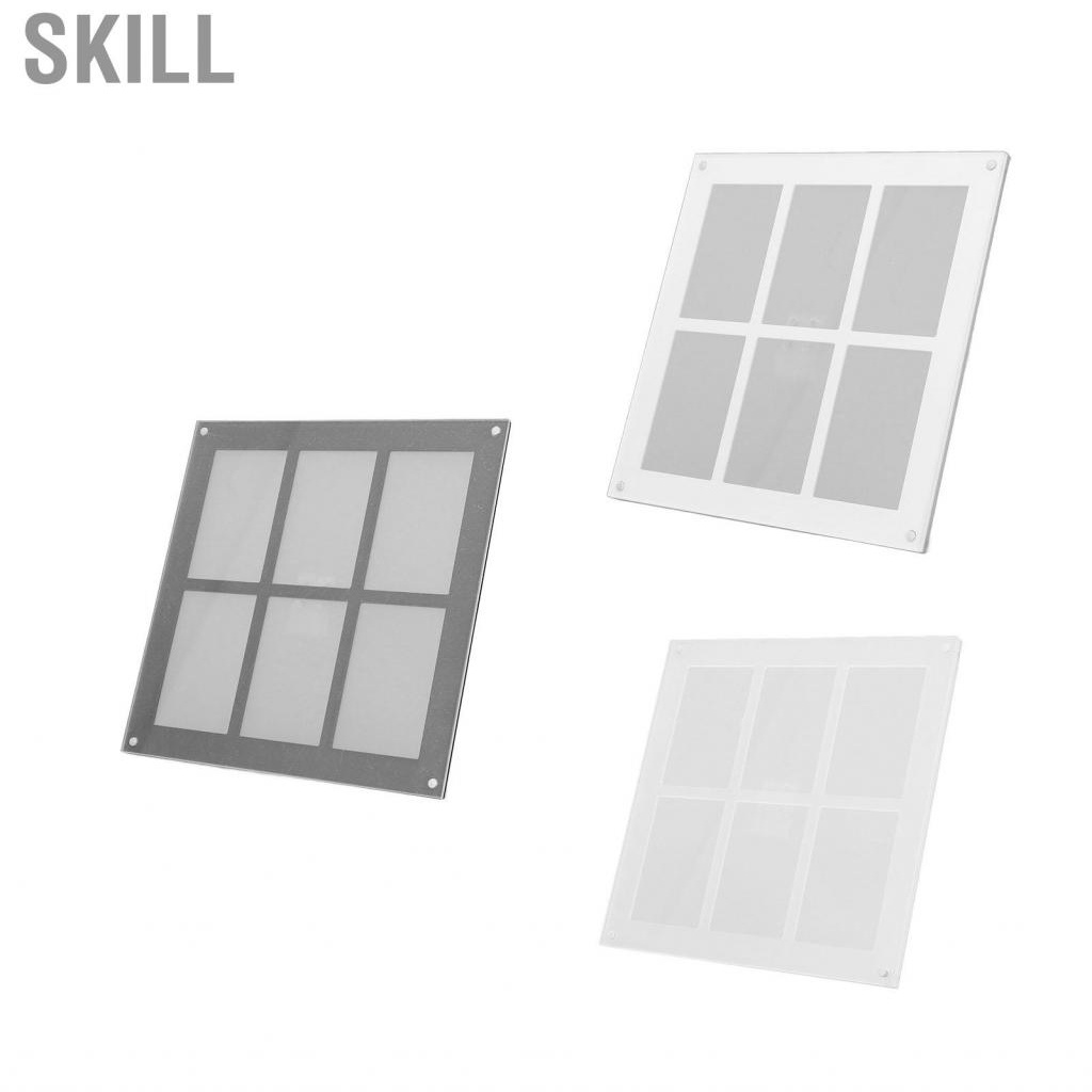 Skill Photo Frame 6 In 1 Magnetic Acrylic 22x22x12.5cm 3inch Picture F
