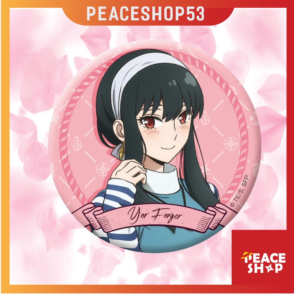 Huy hiệu Spy x Family Anya Lấp Lánh Huy Hiệu Anime Spy x Family Phụ Kiện Anime Manga Ver 5 HH41
