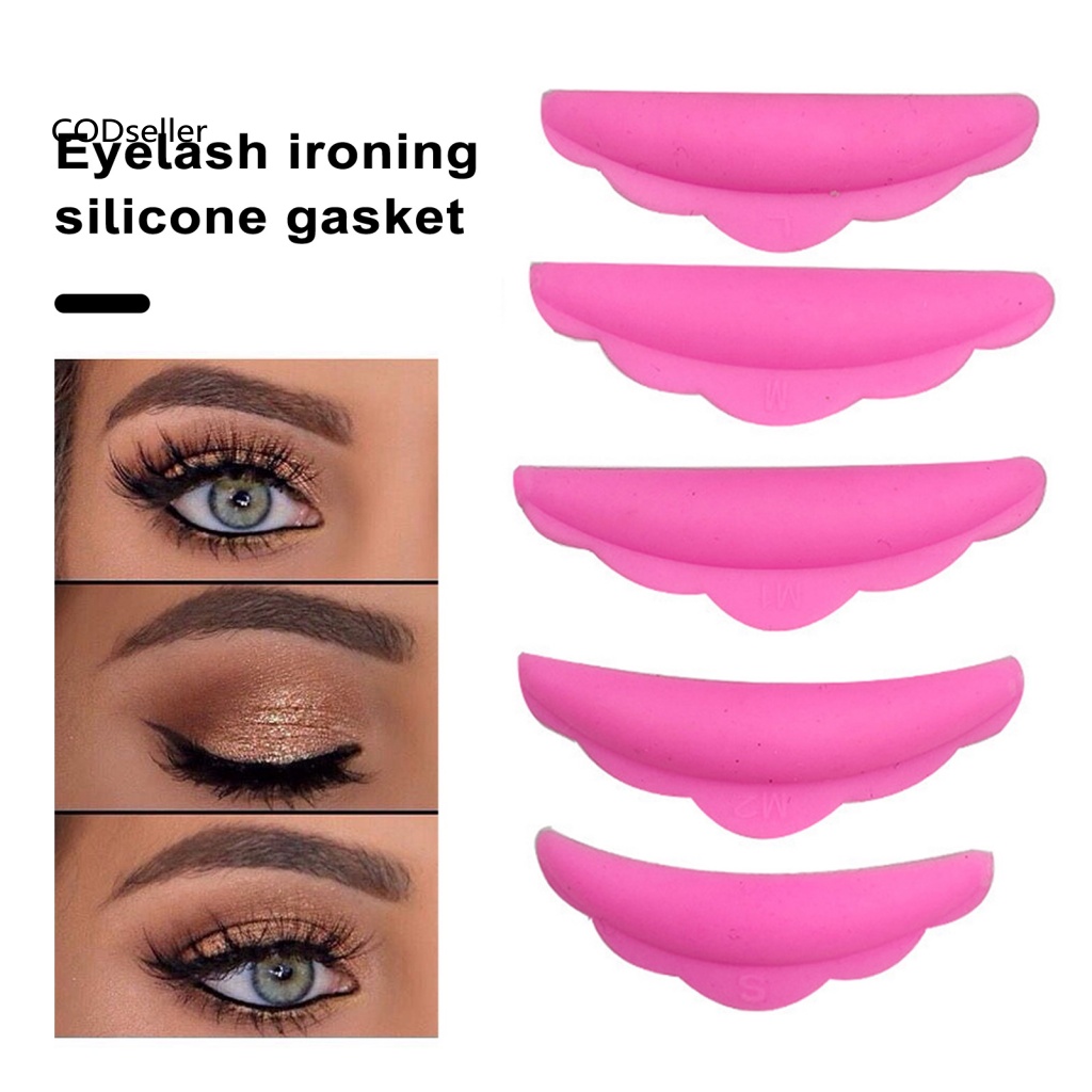 Set 10 Cặp Đệm silicone Mềm Mại Uốn Cong Lông Mi Nhẹ Nhàng Thoải Mái