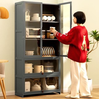 Tủ bếp tủ ăn, tủ lưu trữ đồ dùng nhà bếp treo tường phòng khách