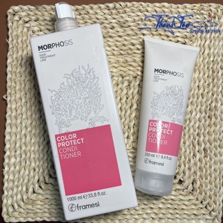 Dầu xả tóc nhuộm framesi morphosis color protect conditioner 1000ml