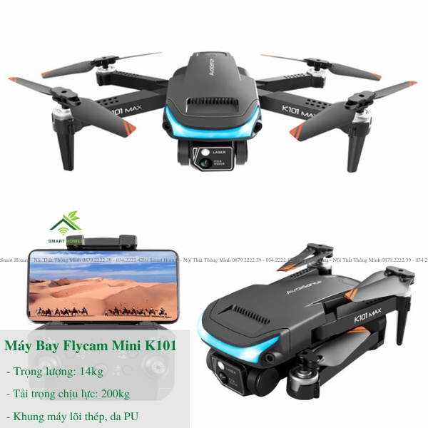 Máy Bay Flycam Mini SM101 Max Định Vị Luồng Quang Học Tránh Va Chạm, Máy Bay Điều Kiển Mini Camera Điều Chỉnh Cơ Điện | BigBuy360 - bigbuy360.vn