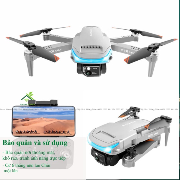 Máy Bay Flycam Mini SM101 Max Định Vị Luồng Quang Học Tránh Va Chạm, Máy Bay Điều Kiển Mini Camera Điều Chỉnh Cơ Điện | BigBuy360 - bigbuy360.vn