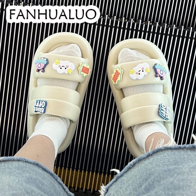 FANHUALUO dép sandal nữ  Hiện đại Thể thao và thời trang Điểm nhấn Đáng yêu FDL23B0GLV 45Z231109