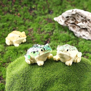 Set 2 mô hình chú ếch / cá mini dễ thương dùng trang trí tiểu cảnh