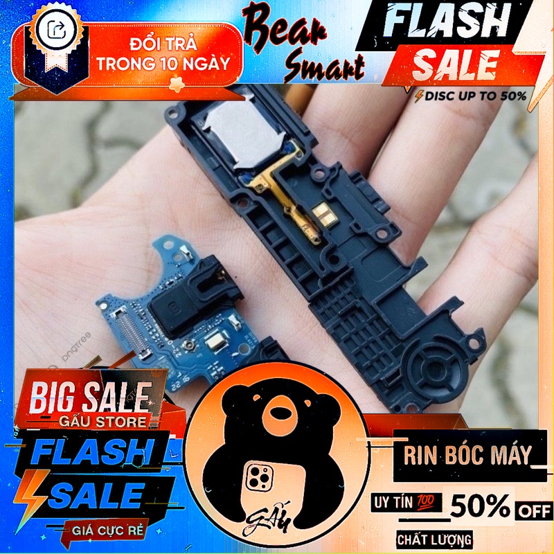 Main sạc,loa ngoài Samsung A03 Samsung A02s rin bóc máy