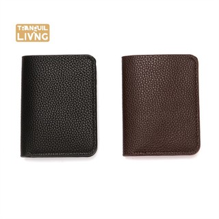 Ví Da PU Mỏng Đựng Thẻ Tín Dụng / Tiền Xu [Tranquil Living] Cỡ Nhỏ Cho Nam