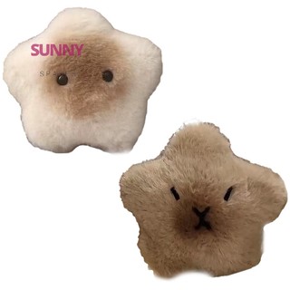 [Sunny Spaces] Capybara Sang Trọng Doll Star Squeak Phim Hoạt Hình Ngôi Sao Móc Khóa Mặt Dây Chuyền Búp Bê Nhồi Bông Mềm Ba Lô Túi Ô Tô Móc Khóa Trang Trí Nhẫn Quà Tặng Trẻ Em mới