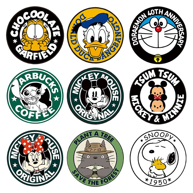 Miếng Dán Trang Trí Yên Sau Xe Máy Điện Hình Mickey Minnie