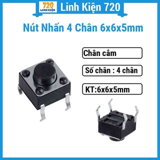 Nút nhấn 4 chân 6x6x5mm