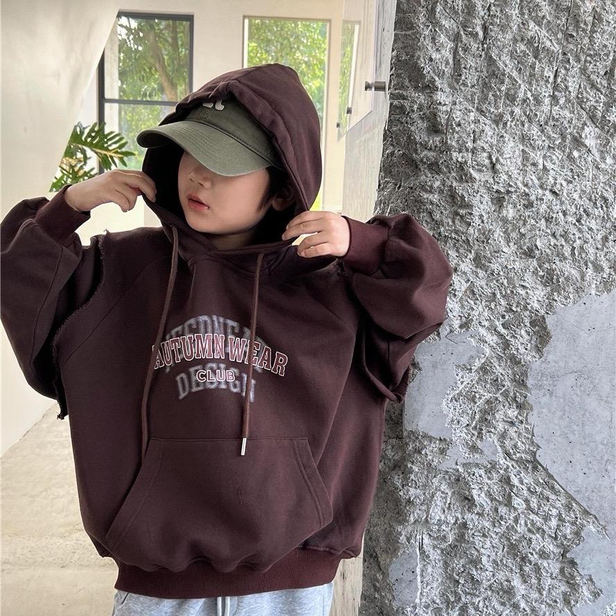Áo hoodie lót bông phối hai màu ống tay rách size đại | SN-IDOLS| Đậu lên bar