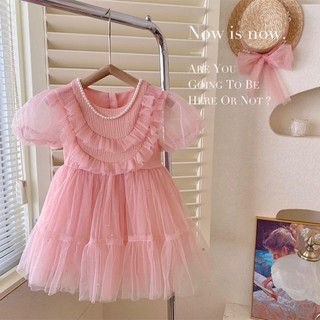 [Sale] Váy Voan Bèo Ba Màu Qc Cho Bé