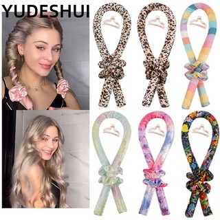YUDESHUI Thanh Uốn Tóc Bằng Lụa Không Dùng Nhiệt Nhiều Màu Thời Trang Tiện Dụng Cho Nữ