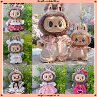  【Chỉ có quần áo Quần Áo Vải Labu 58cm Quần Áo Trẻ Em Vinyl LABUBU Quần Áo Búp Bê Sang Trọng Dễ Thương 