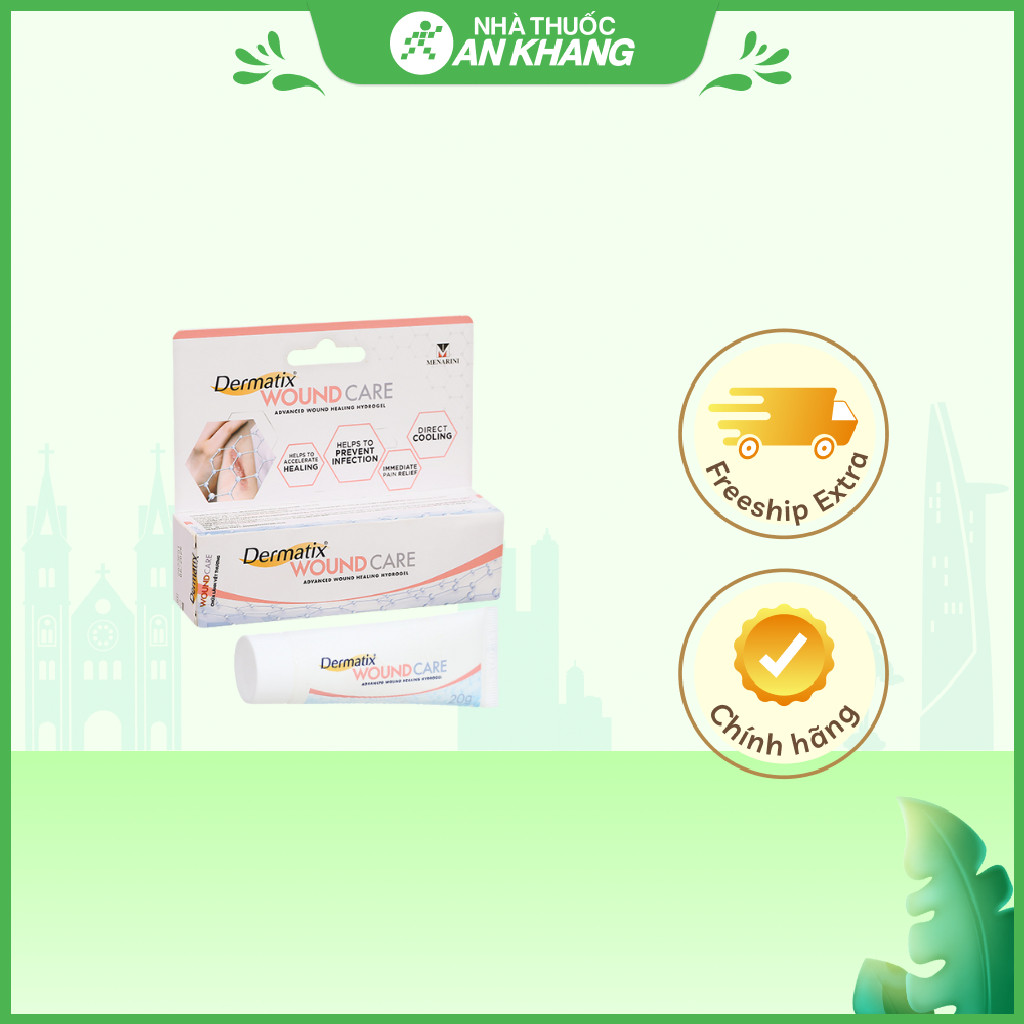 Gel Dermatix Wound Care hỗ trợ chữa lành vết thương tuýp 20g