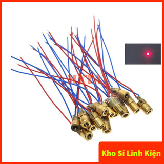 Đầu phát tia laze 3V/5V - Module diode Laser sáng đỏ hội tụ 3V/5V - Bước Sóng 650nM (GỬI ĐƠN TỪ 20K)