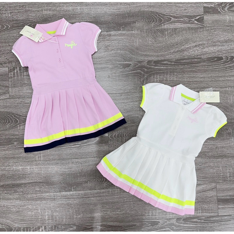 Váy đầm polo Marc&Janie cho bé gái xếp li