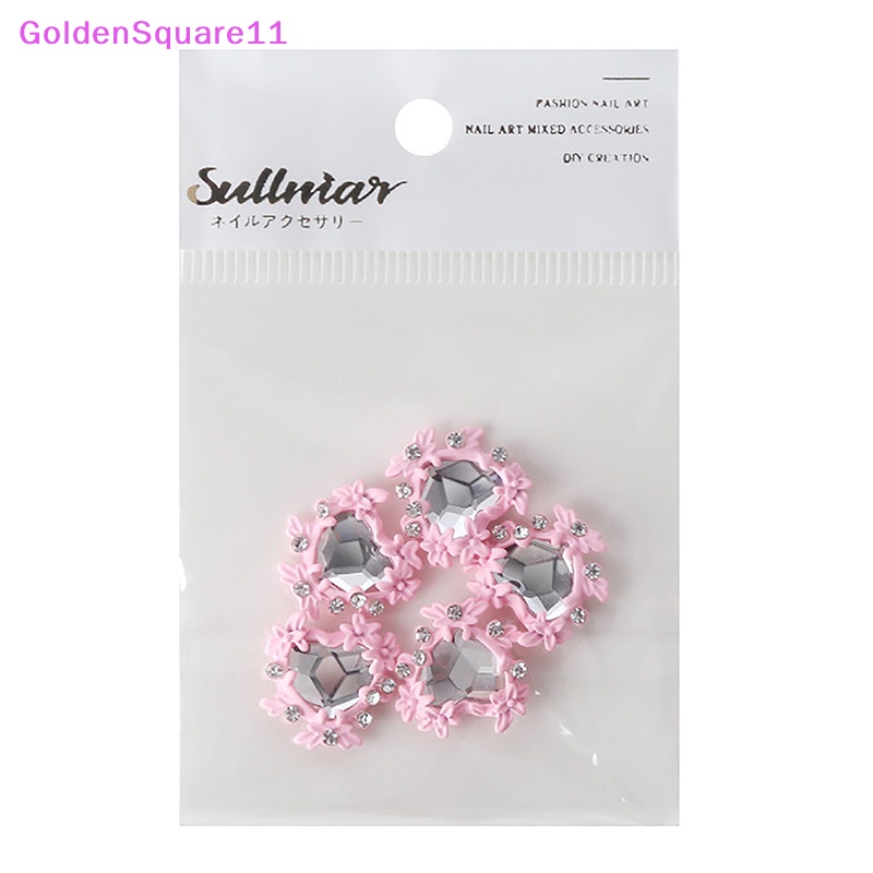 Set 5 Phụ Kiện Trang Trí Móng Tay 3d Hình Nơ / Trái Tim Xinh Xắn vn