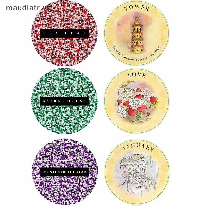 Bộ Thẻ Bài tarot Phân Chia Lá Trà Đạo Cụ Gia Đình