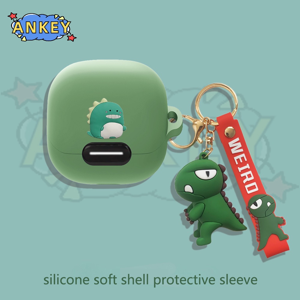 Case For Anker Soundcore Liberty 4 NC Earphone Silicone Case Cute Duck Earbuds Waterproof Shockproof Soft Protective Headphone Cover Headset Skin with Hook