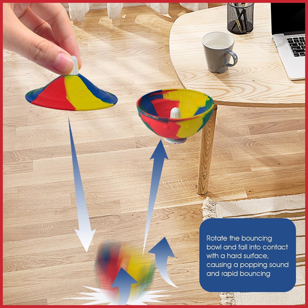 Bóng Cao Su Nhảy hip hop Nửa Mặt Sáng Tạo Cho Bé Chơi Thể Thao Ngoài Trời