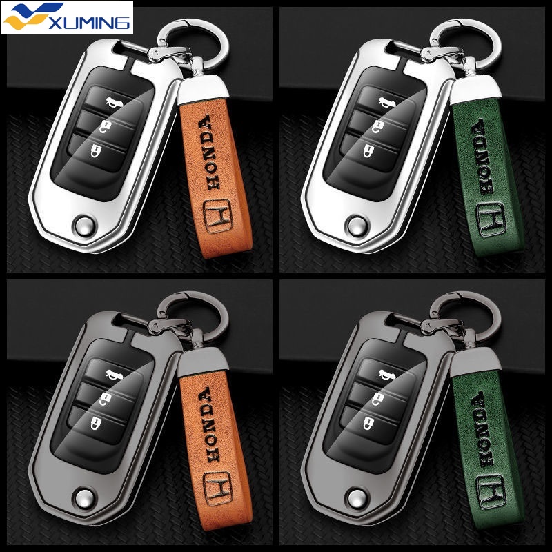 Bao Da Chìa Khóa Thông Minh Bằng Hợp Kim Kẽm Cho honda all-new city / crv / accord / civic fc 10gen 2016-2021