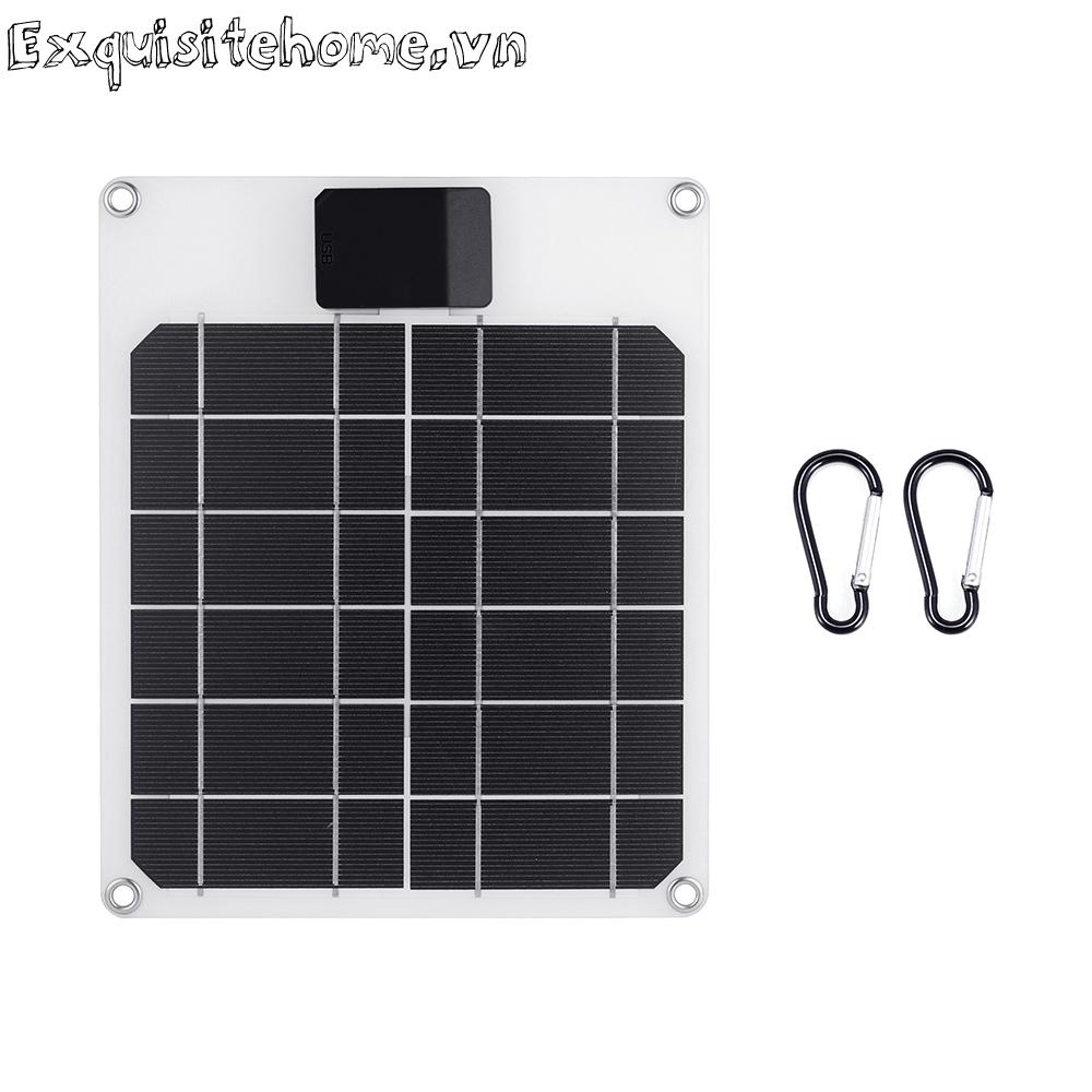 Tấm Sạc Pin Năng Lượng Mặt Trời 20w / 25w 5v usb Dành Cho Điện Thoại Di Động