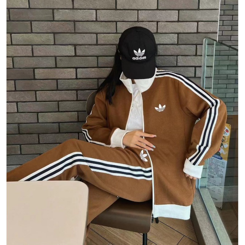 Áo Khoác Gió adidas100% Cotton Dài Tay Họa Tiết Kẻ Sọc Phong Cách Cổ Điển Dành Cho Cả Nam Và Nữ