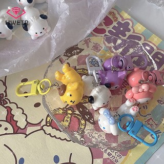 Hwetr papa sanrio Móc Chìa Khóa Phong Cách Nhật Bản Ngọt Ngào Cho Nữ Mới