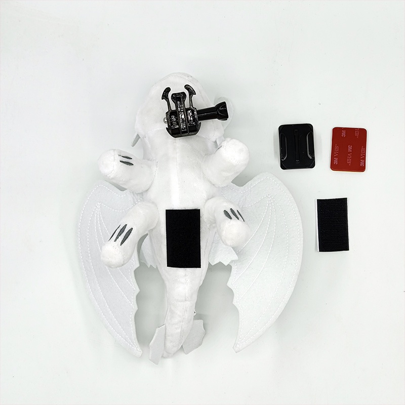 Mô Hình Búp Bê Trượt Tuyết Chạy Pin Dùng Trang Trí Mũ Bảo Hiểm