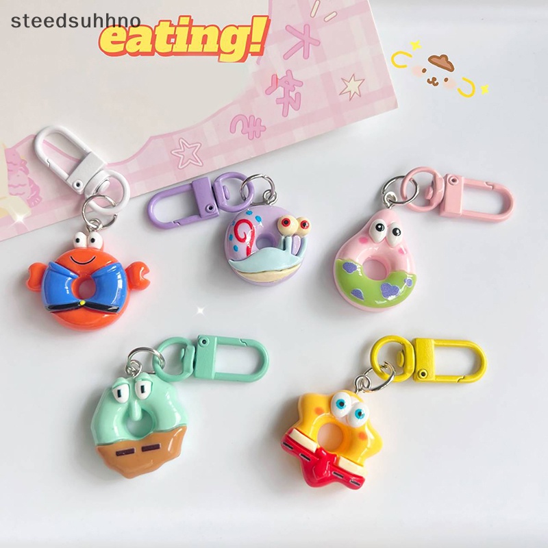 Móc Khóa Hình spongebob Dễ Thương Dùng Trang Trí Túi Xách / Balo hhno