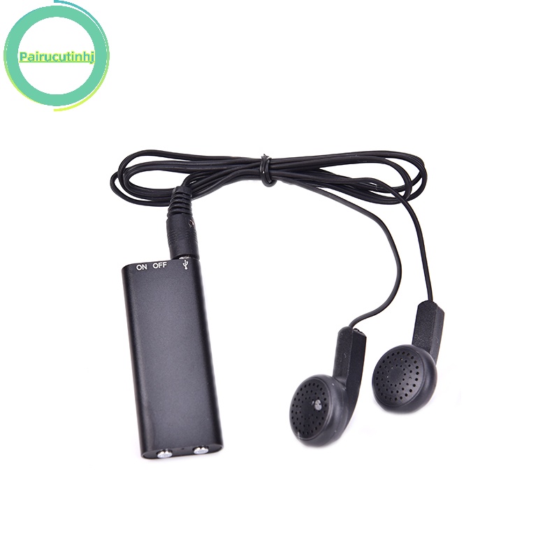1 Máy Ghi Âm mini parucutin 96 Tiếng 8gb vn