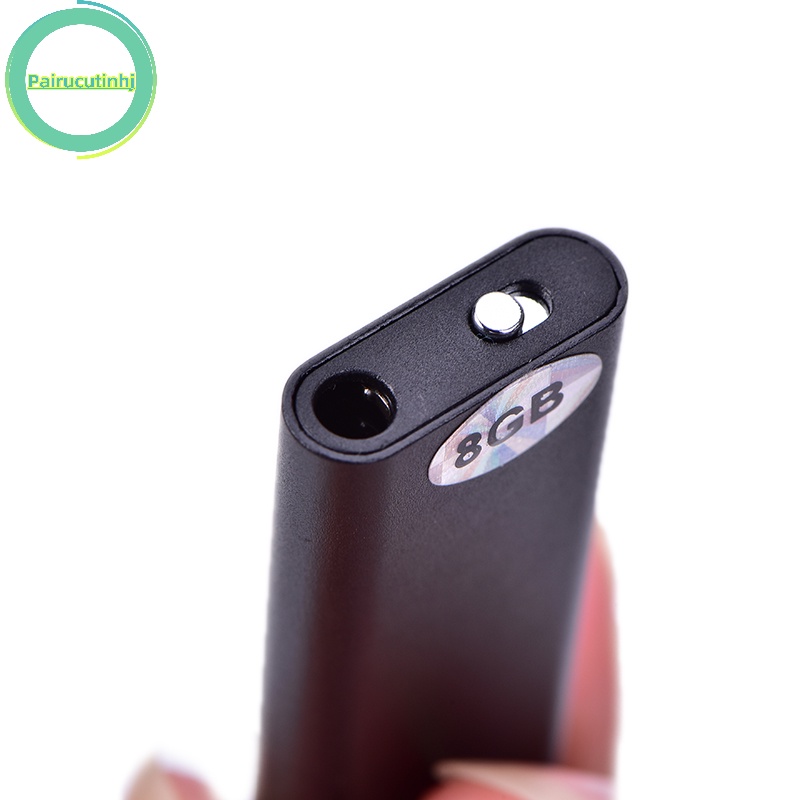 1 Máy Ghi Âm mini parucutin 96 Tiếng 8gb vn
