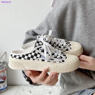 Aibao giày lười vải canvas thời trang mùa hè 2023 cho nữ